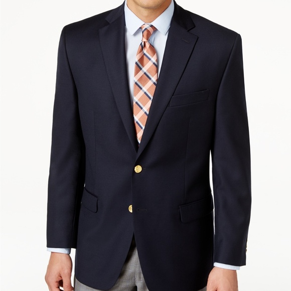 Mens gold button blazer Clearance